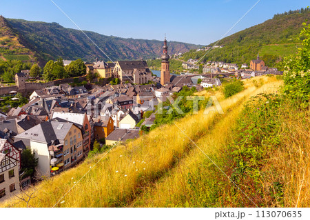 Aerial view of Cochem, Germany 113070635