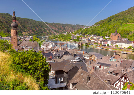 Aerial view of Cochem, Germany 113070641