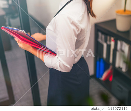 企業のオフィスでのビジネスシーン 113072113