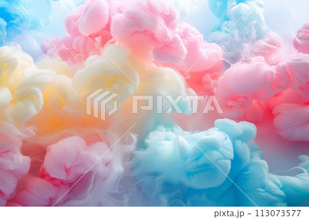 Colorful cotton candy soft pastel color background Colorful cotton candy soft pastel color background 113073577
