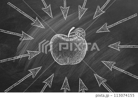 Apple target. Hit exactly the target. 113074155