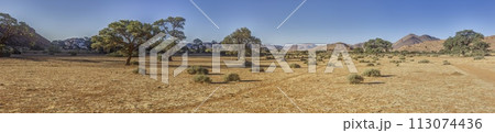 Picture of the unique landscape of the Tiras Mountains on the edge of the Namib Desert in Namibia 113074436
