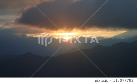 祝山（阿里山）日の出 113077792