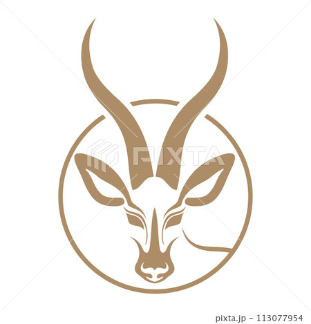 antelope logo vector illustrations design icon logo antelope logo vector illustrations design icon logo 113077954