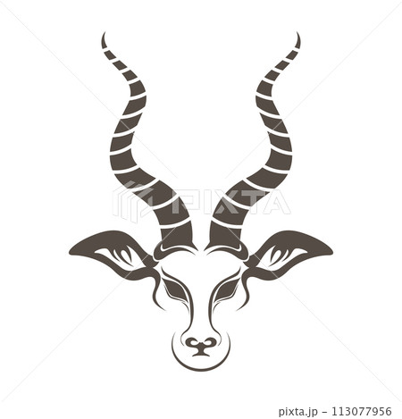 antelope logo vector illustrations design icon logo antelope logo vector illustrations design icon logo 113077956