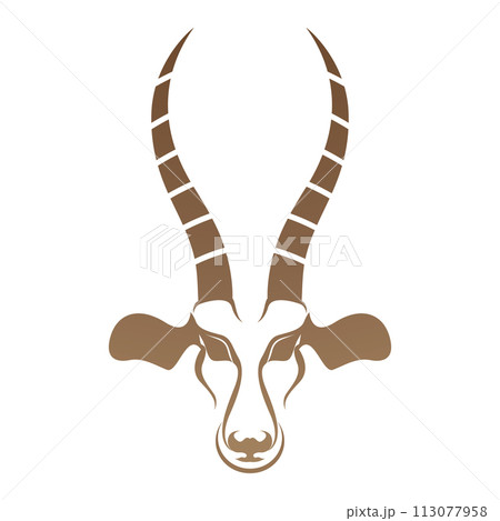 antelope logo vector illustrations design icon logo antelope logo vector illustrations design icon logo 113077958