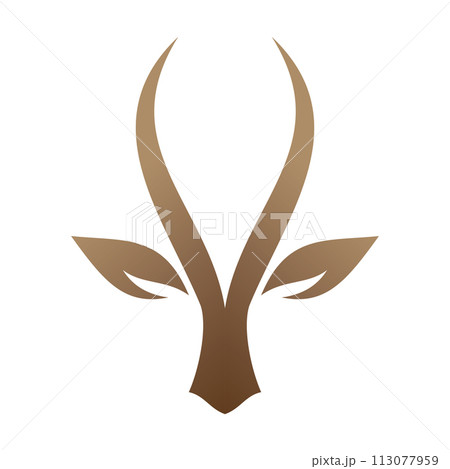 antelope logo vector illustrations design icon logo antelope logo vector illustrations design icon logo 113077959