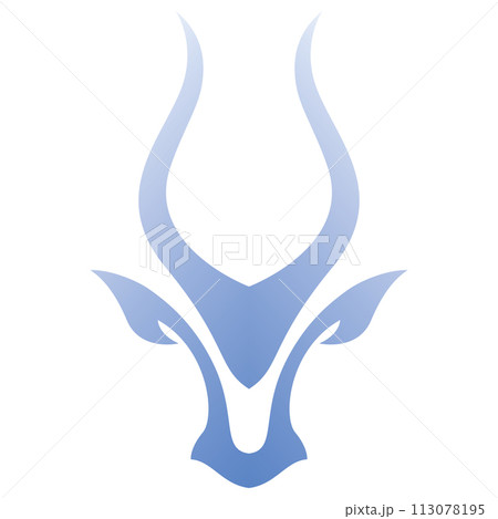 antelope logo vector illustrations design icon logo 113078195