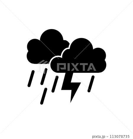 Storm icon design template isolated illustration Storm icon design template isolated illustration 113078735