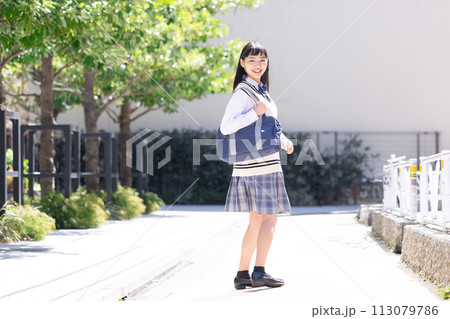 女子高生のポートレート 女子高生のポートレート 113079786