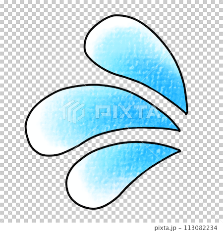 寬鬆簡約汗水（三滴）模擬款 113082234