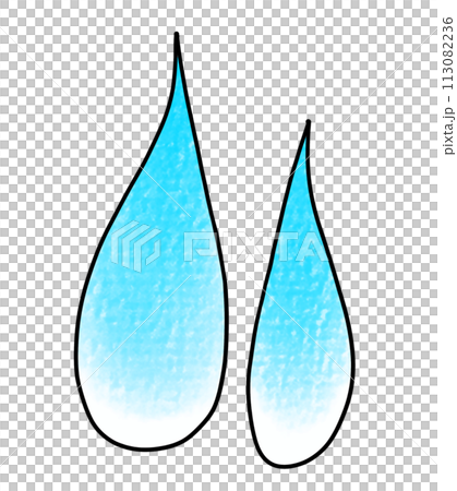 Loose simple drops (two drops) 2 analog style 113082236