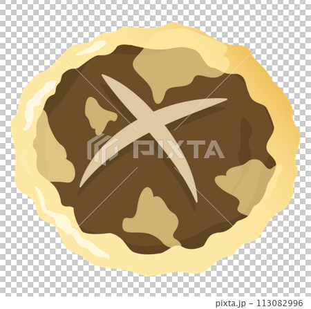 食べ物_和食_天ぷら_しいたけ 113082996