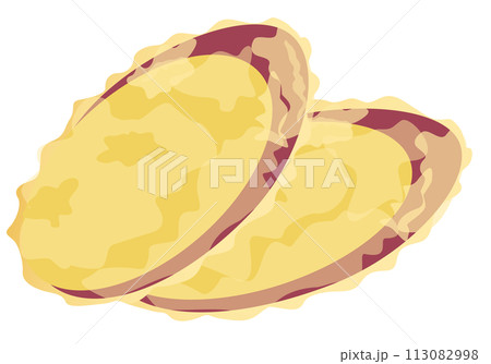 食べ物_和食_天ぷら_さつまいも 113082998