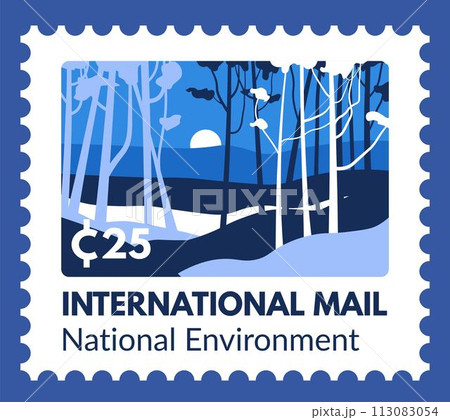 International mail national environment postcard International mail national environment postcard 113083054