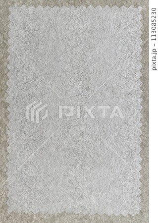 和紙のフレーム背景素材(グレー枠) 和紙のフレーム背景素材(グレー枠) 113085230