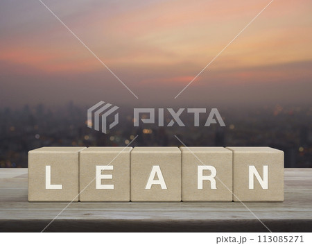 Business, education and learning concept 113085271