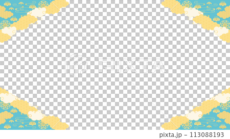 Background material - Japanese pattern (Children's Day image) 6-2 vector 113088193