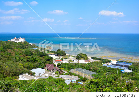 沖縄　知念半島より太平洋 113088438