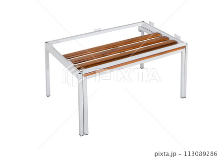 White lockers for locker room. Change room metal box 113089286