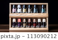 Artistic Nail Polish Bottles Display 113090212