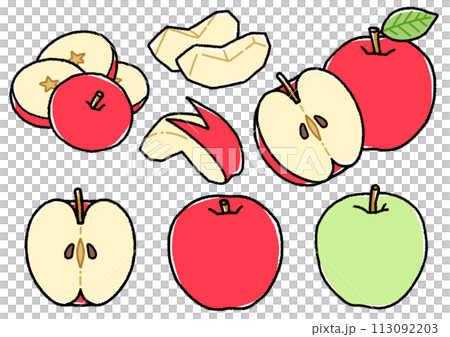 りんごのイラスト 113092203