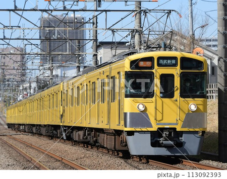 前パン 西武新2000系 西武新宿線 前パン 西武新2000系 西武新宿線 113092393
