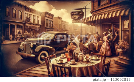 レトロ都市 113092815