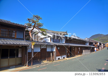 《岐阜県》美濃市うだつの上がる町並み 113092853