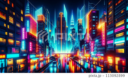 輝くビル 113092899