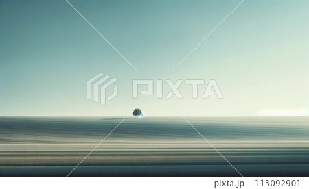 冬の晴れた日の風景 113092901