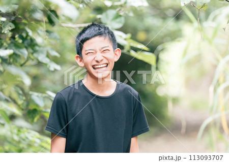 元気な笑顔 113093707