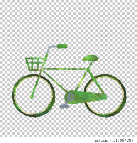 colorful illustration of bicycle 113094297