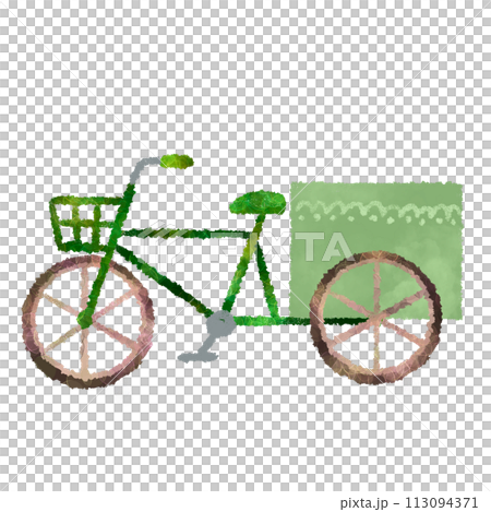 三輪車のカラフルなイラスト 三輪車のカラフルなイラスト 113094371