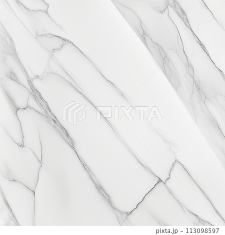 White marble texture with natural pattern for background or design art work. 113098597