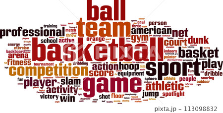 Basketball word cloud 113098832