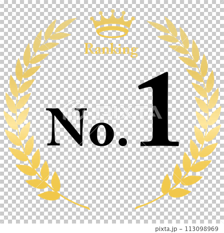 Laurel ranking decorative frame Laurel ranking decorative frame 113098969
