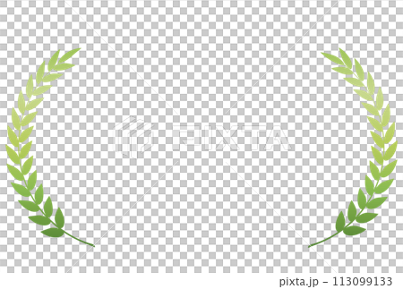 Simple laurel frame illustration Simple laurel frame illustration 113099133