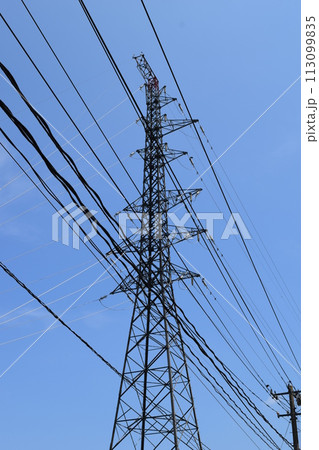 送電塔 高電圧交流 113099835