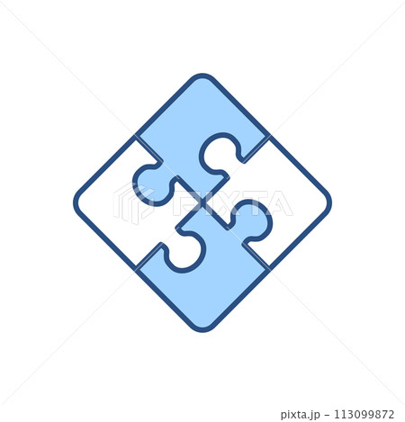 Puzzle related vector icon 113099872