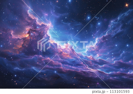 星々の誕生と終焉を描く宇宙絵巻:無限の宇宙の鮮やかなアートワーク AI生成 129 星々の誕生と終焉を描く宇宙絵巻:無限の宇宙の鮮やかなアートワーク AI生成 129 113101593