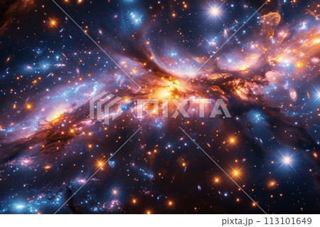 星々の誕生と終焉を描く宇宙絵巻:無限の宇宙の鮮やかなアートワーク AI生成 17 星々の誕生と終焉を描く宇宙絵巻:無限の宇宙の鮮やかなアートワーク AI生成 17 113101649