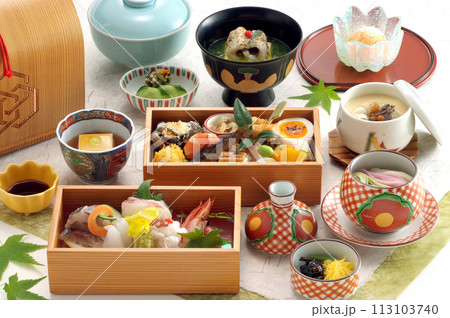 和食イメージ・和御膳・体にやさしい日本料理・おいしい日本料理 113103740