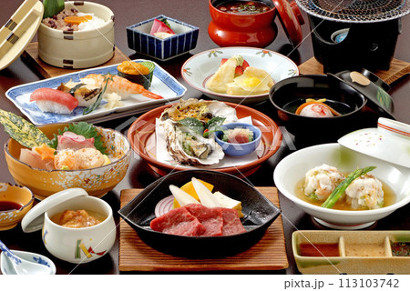 和食イメージ・和コース料理・和御膳・体にやさしい日本料理・おいしい日本料理 113103742