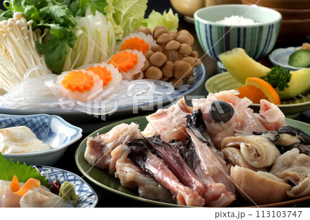 ふぐ鍋・美味しいフグ鍋・てっちり・あったまる鍋料理・贅沢で美味しいふぐ鍋 ふぐ鍋・美味しいフグ鍋・てっちり・あったまる鍋料理・贅沢で美味しいふぐ鍋 113103747