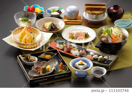 和食イメージ・和御膳・和食フルコース・体にやさしい日本料理 113103748