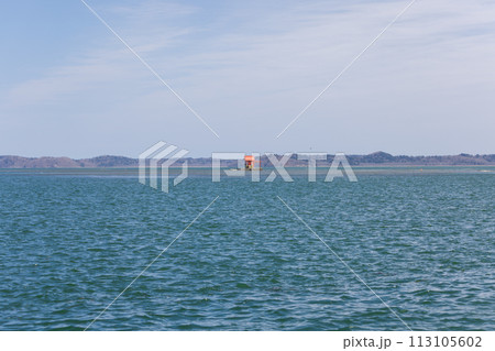 北海道厚岸湾の風景 北海道厚岸湾の風景 113105602