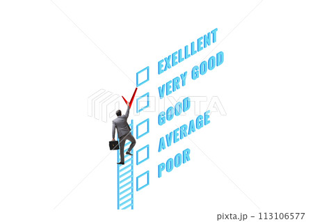 Opinion assessment concept with various options Opinion assessment concept with various options 113106577
