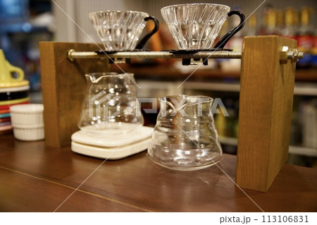 コーヒーのドリッパー コーヒーのドリッパー 113106831