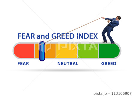 Fear and greed investor behaviour concept 113106907